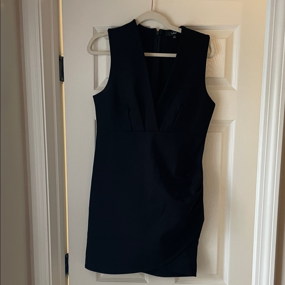 Lulu's Classic Black Mini Dress